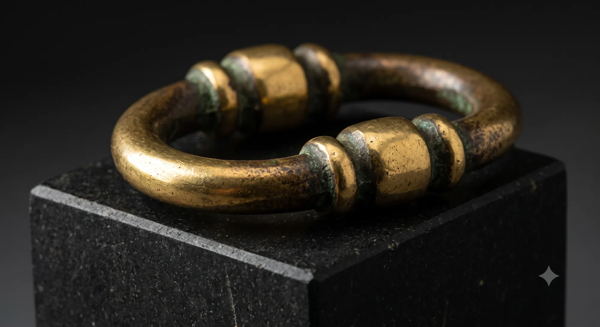 Cast bronze with a living patina